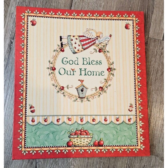 Karla Dornacher Recipe Keeper 3 Ring Binder with Tabs Country Quaint Cook Gift - Picture 1 of 13